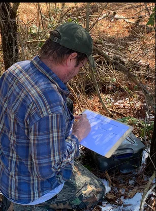 KI5HGX signs the logbook
