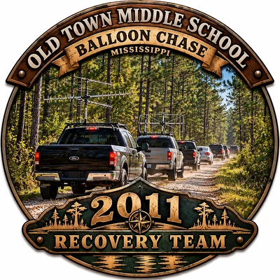 2011 Old Town Middle School Balloon Chase Recovery Team artwork