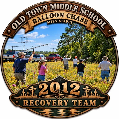 2012 Old Town Middle School Balloon Chase Recovery Team artwork