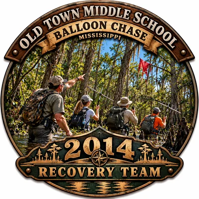 2014 Old Town Middle School Balloon Chase Recovery Team artwork